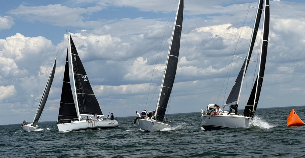 J/109s sailing offshore one-design race