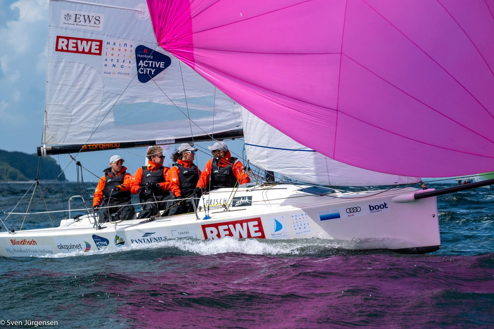 J/70s sailing Kieler Woche/ Kiel Week