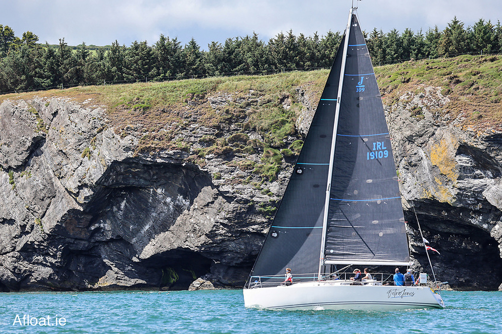 J/109 OUTRAJEOUS saling Round Ireland Race
