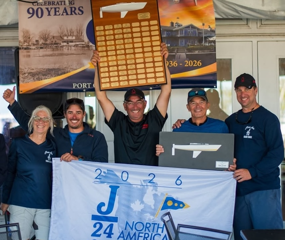 J/24 sailing North Americans on Lake Ontario