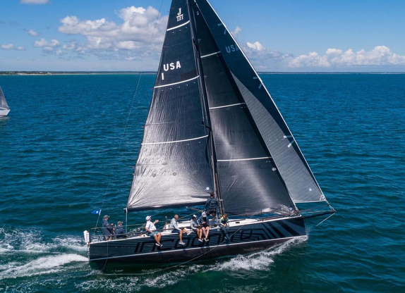 J/121 sailing Round Island Race off Edgartown, Martha’s Vineyard