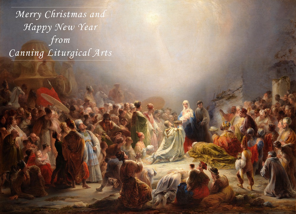 Merry Christmas and Happy New Year from Canning Liturgical Arts!