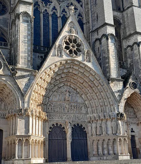 Portal of Bourges Cathedral, Courtesy of Mark Cartwright