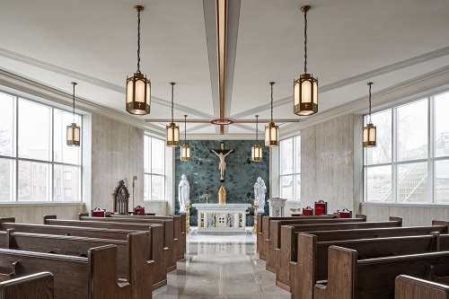 The Archdiocese of the Military Chapel after renovation