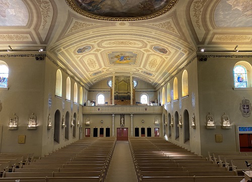 Basilica of the Sacred Heart before restoration