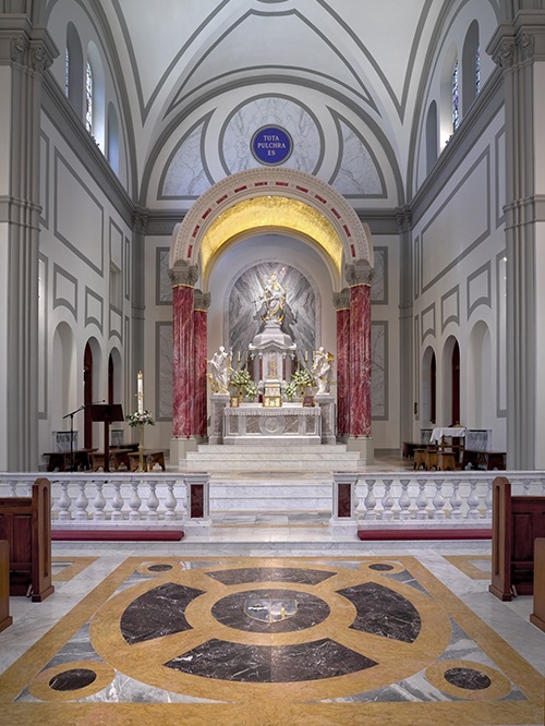 Immaculate Conception Church in Omaha, NE after renovation