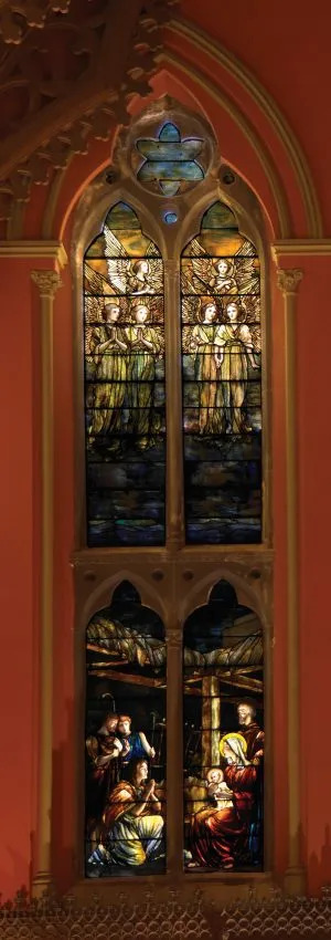 The Nativity window - Courtesy of Church of the Covenant