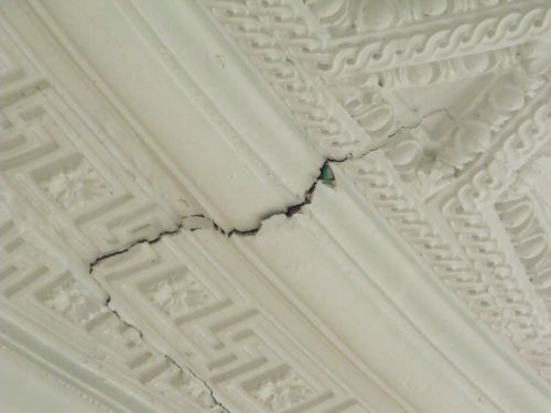 Plaster Damage UVA Garrett Hall