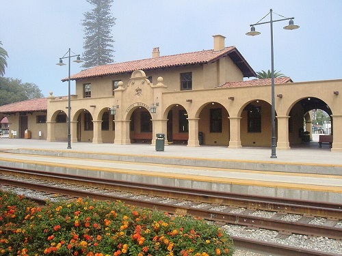 Santa Barbara, CA Train Station | Courtesy of Robert Ashworth, Wikimedia Commons
