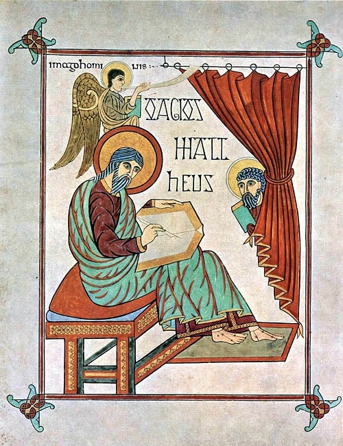 St. Matthew the Evangelist from the Lindisfarne Gospels