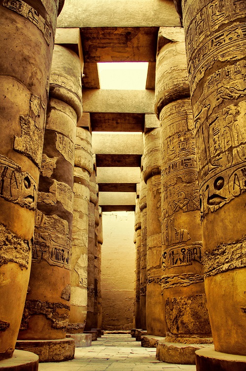 The Temple of Karnak in Egypt