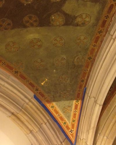 Yale University SML Narthex cleaning mockup