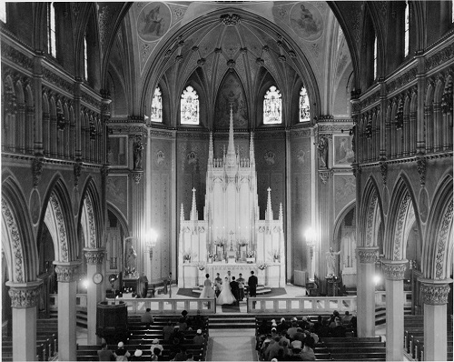 The Shrine of St. Anne before fire damage