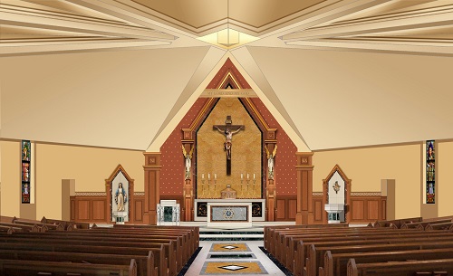 One rendering that was ultimately changed.