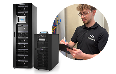 USV-Wartung bei BellEquip durchführen.