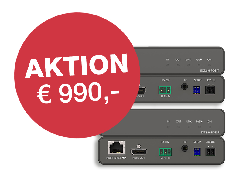 AKTION: 4k60 HDMI over HDBaseT Extender